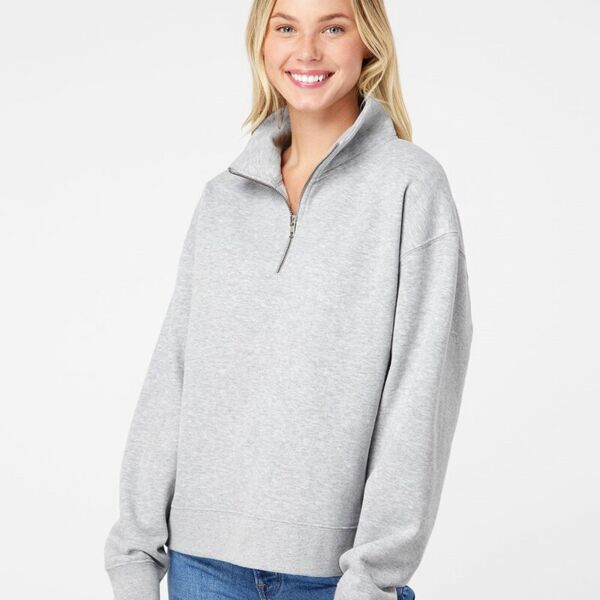 SC Sports Women's Sueded Fleece Quarter-Zip Sweatshirt Thumbnail