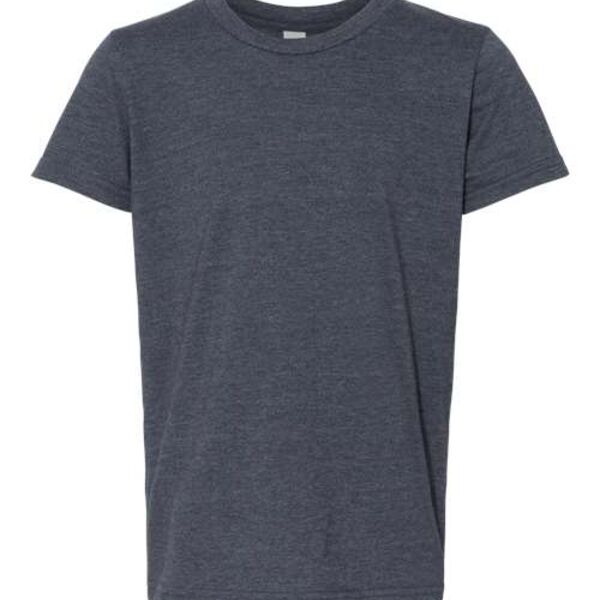 Youth Heather Navy T-Shirt Thumbnail